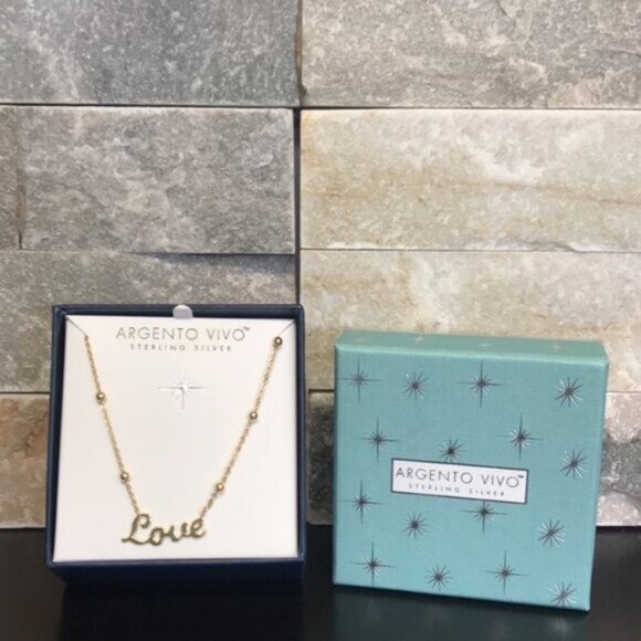 Argento Vivo Love Pendant Necklace - Picture 3 of 3